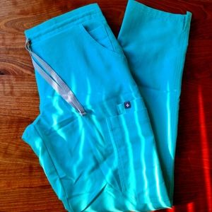 FIGS Fresh Aqua Yola Scrub Pants